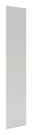 Hom´in Tür UNIT Weiße Tür mit den Maßen 202x45 cm, seitliche Perspektive