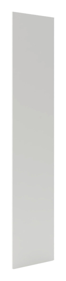 Weiße Tür mit den Maßen 202x45 cm, seitliche Perspektive