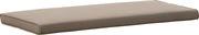 Beiges rechteckiges Sitzkissen in seitlicher Perspektive