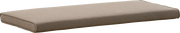 Beiges rechteckiges Sitzkissen in seitlicher Perspektive