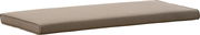 Beiges rechteckiges Sitzkissen in seitlicher Perspektive