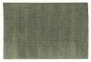 Grüner Teppich Soft Dream, rechteckig, Draufsicht
