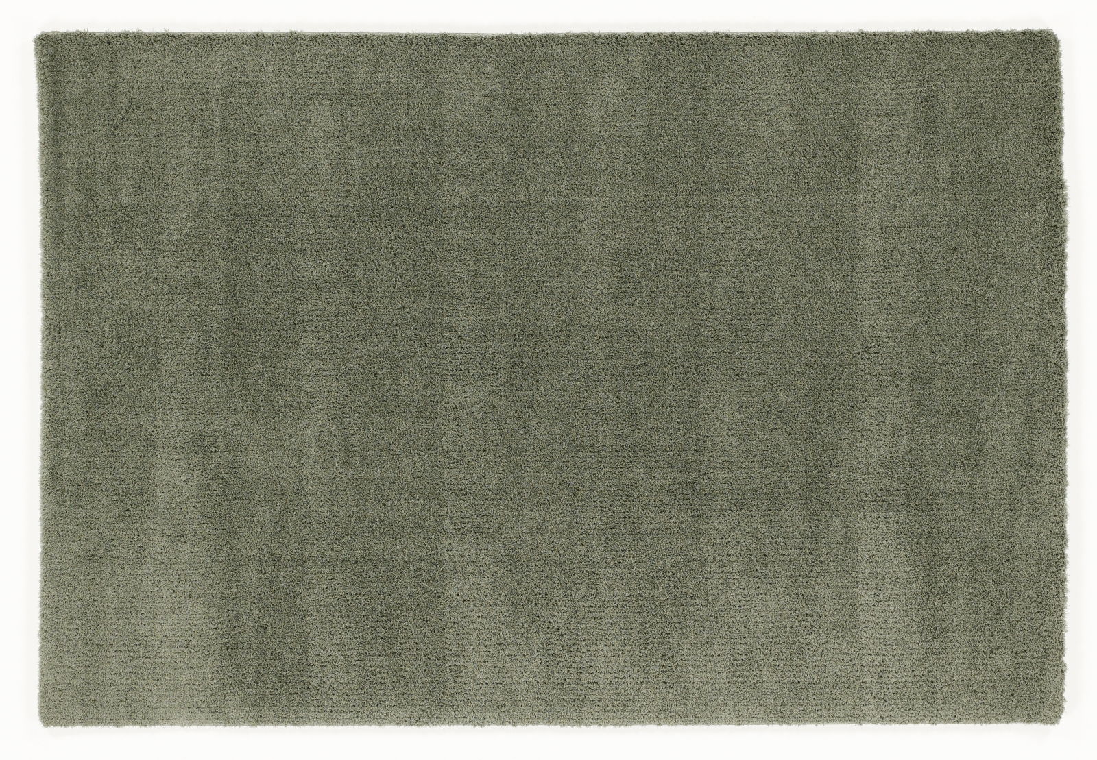 Grüner Teppich Soft Dream, rechteckig, Draufsicht