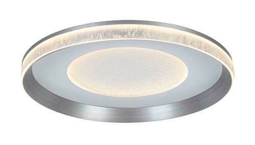 Novel LED-Deckenleuchte Moderne LED-Deckenleuchte in runder Form, seitliche Perspektive