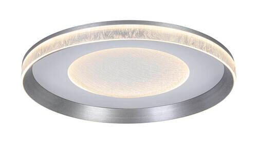 Moderne ronde led-plafondlamp, zijaanzicht