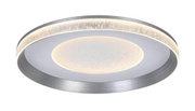 Moderne ronde led-plafondlamp, zijaanzicht