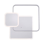 Moderne Deckenleuchte mit quadratischem Design, von oben betrachtet