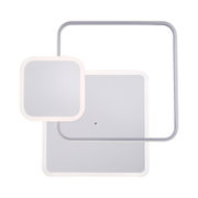 Moderne plafondlamp met vierkant ontwerp, gezien van bovenaf