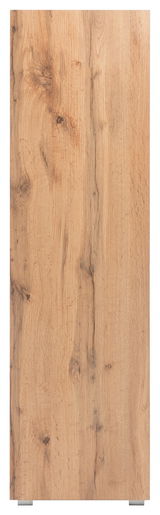 Holzplatte mit natürlicher Maserung, frontale Ansicht