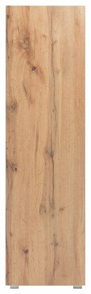 Holzplatte mit natürlicher Maserung, frontale Ansicht