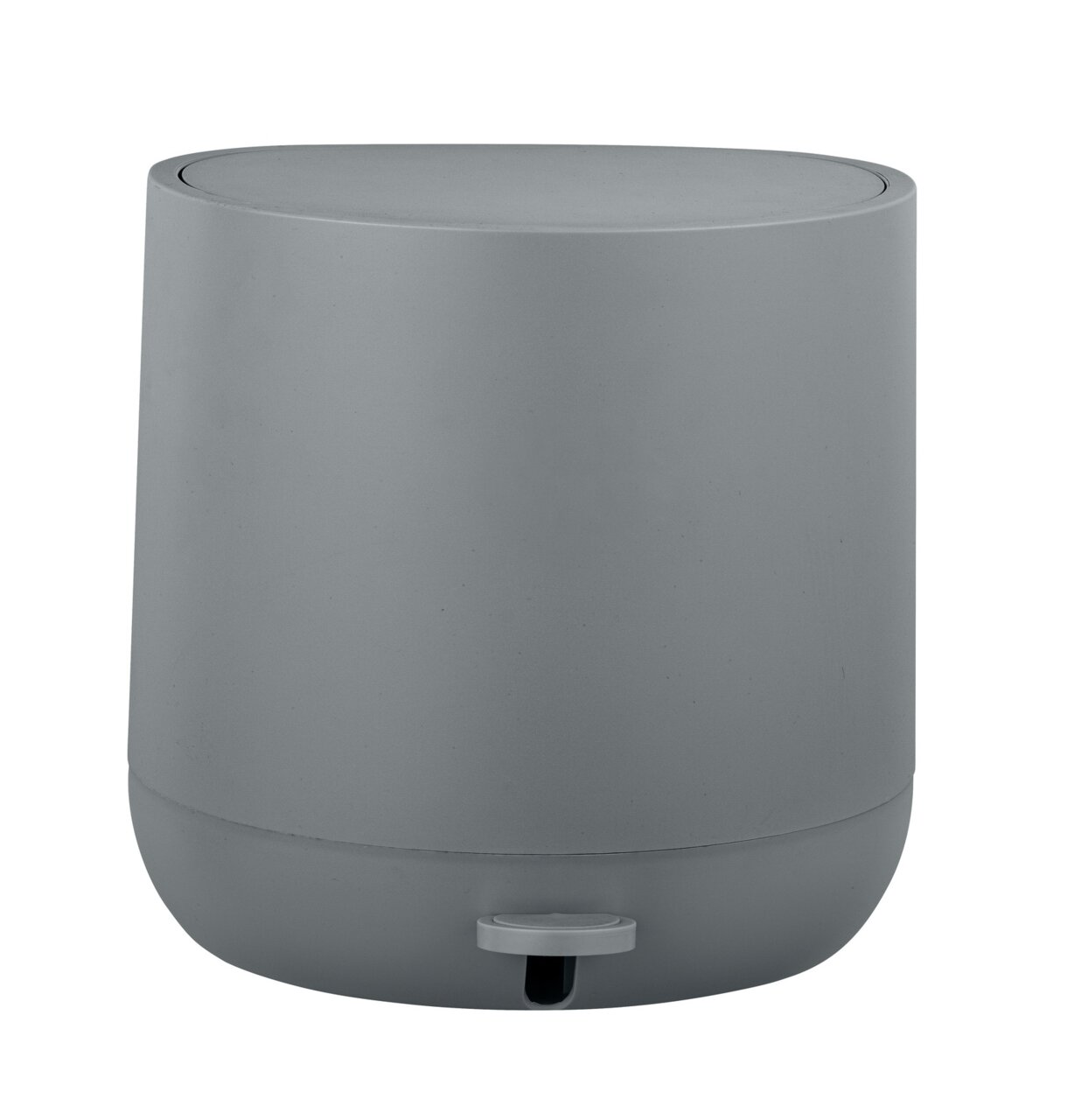 Schöner Wohnen Treteimer POMINO Grauer Treteimer Pomino mit 4,5 Litern Fassungsvermögen, frontal abgebildet
