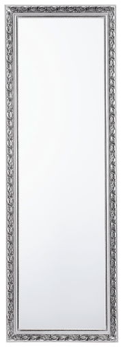 Eleganter Standspiegel mit reich verziertem Rahmen, frontal abgebildet.