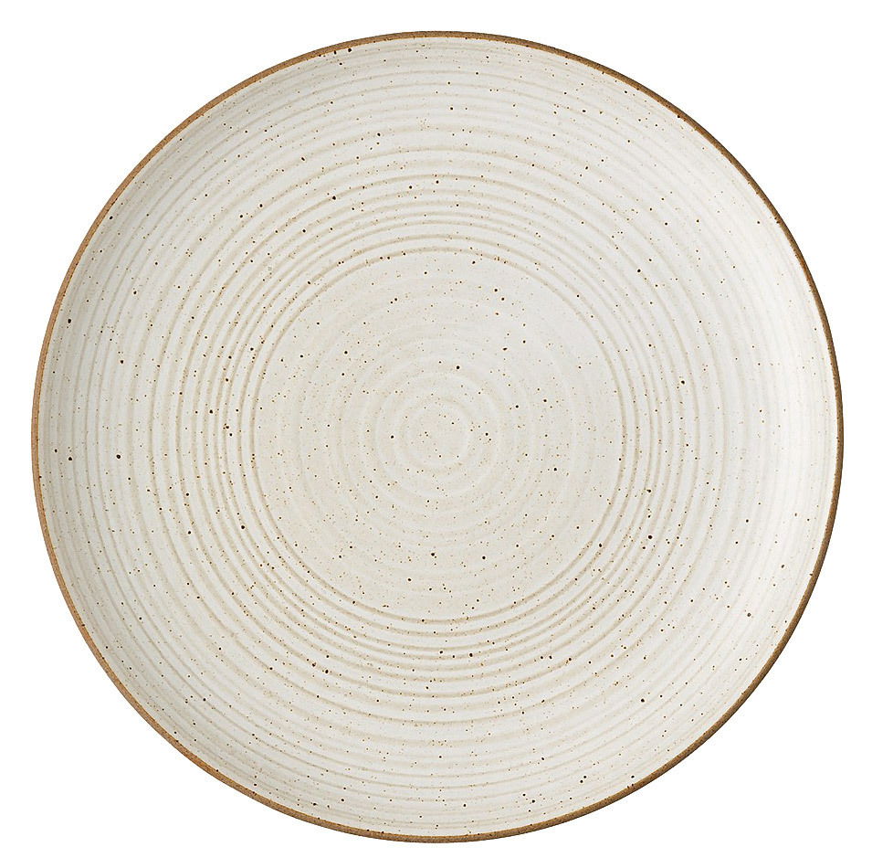 Frühstücksteller 22 cm mit kreisförmigem Muster, Draufsicht