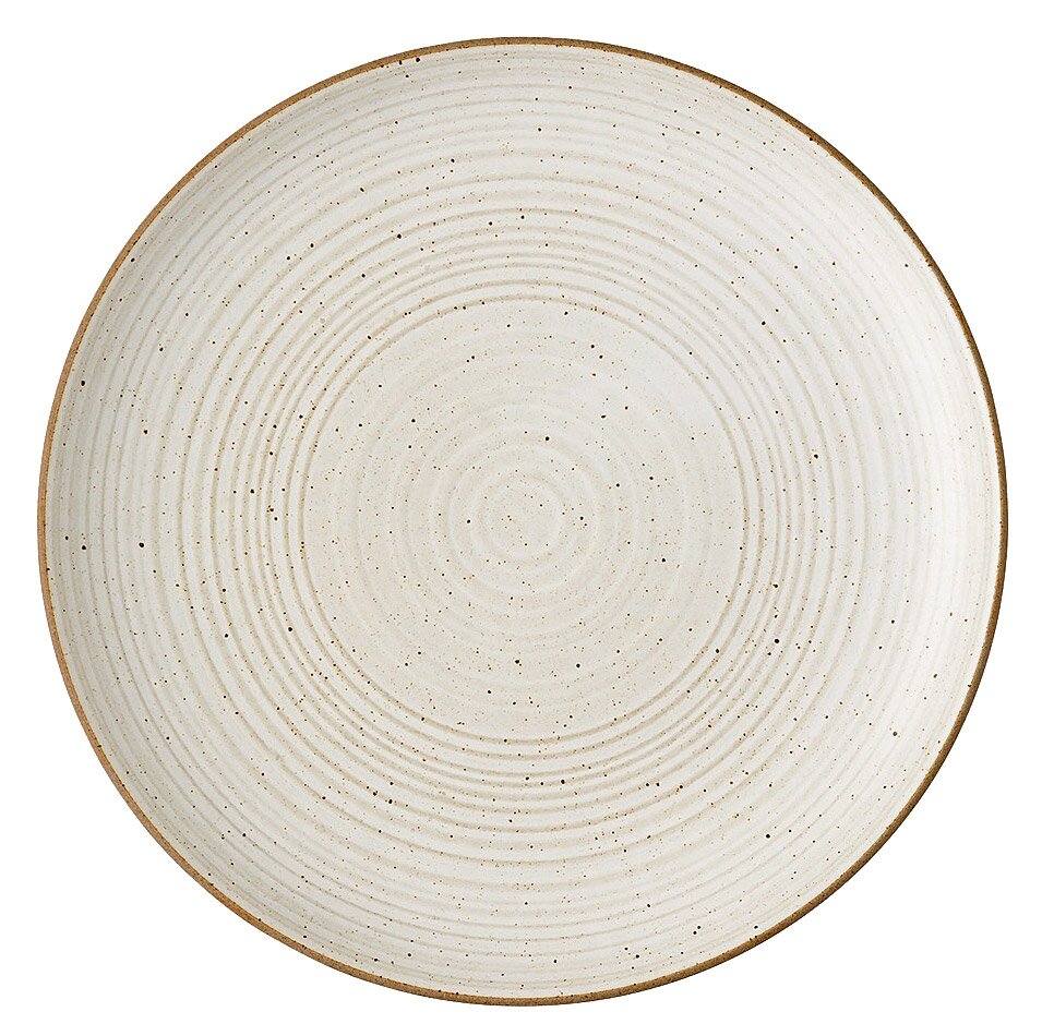 Thomas Frühstücksteller NATURE Frühstücksteller 22 cm mit kreisförmigem Muster, Draufsicht