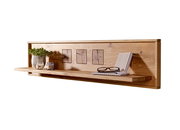 Holz-Wandboard MERAN mit dekorativen Elementen, seitliche Perspektive, mit Pflanzen und Accessoires dekoriert.