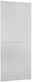 Carryhome Tür-Set MILLY Weiße Doppeltür mit schlichter Paneeloptik, frontal abgebildet.