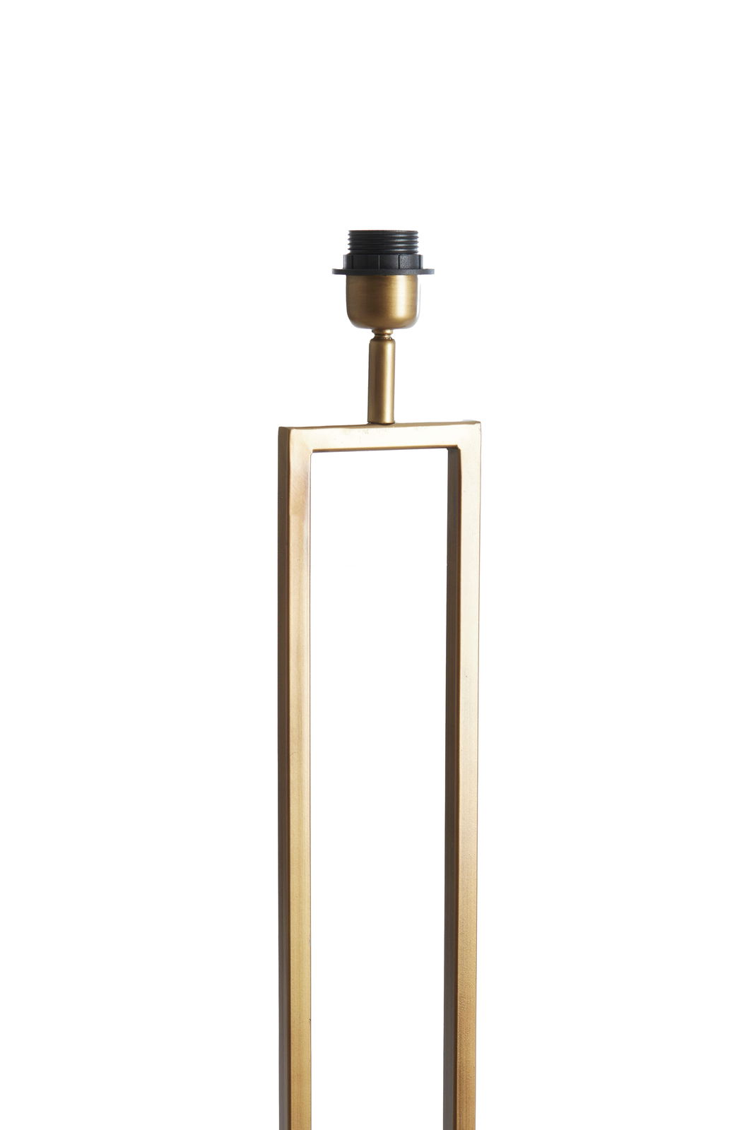 Light&Living Stehleuchte SHIVA Moderne Stehleuchte mit rechteckigem, goldfarbenem Rahmen, seitliche Perspektive