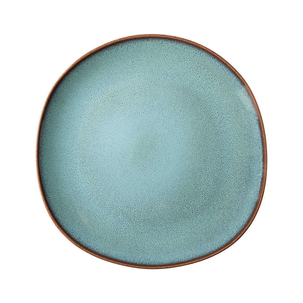 Speiseteller Lave 28cm türkis, Draufsicht