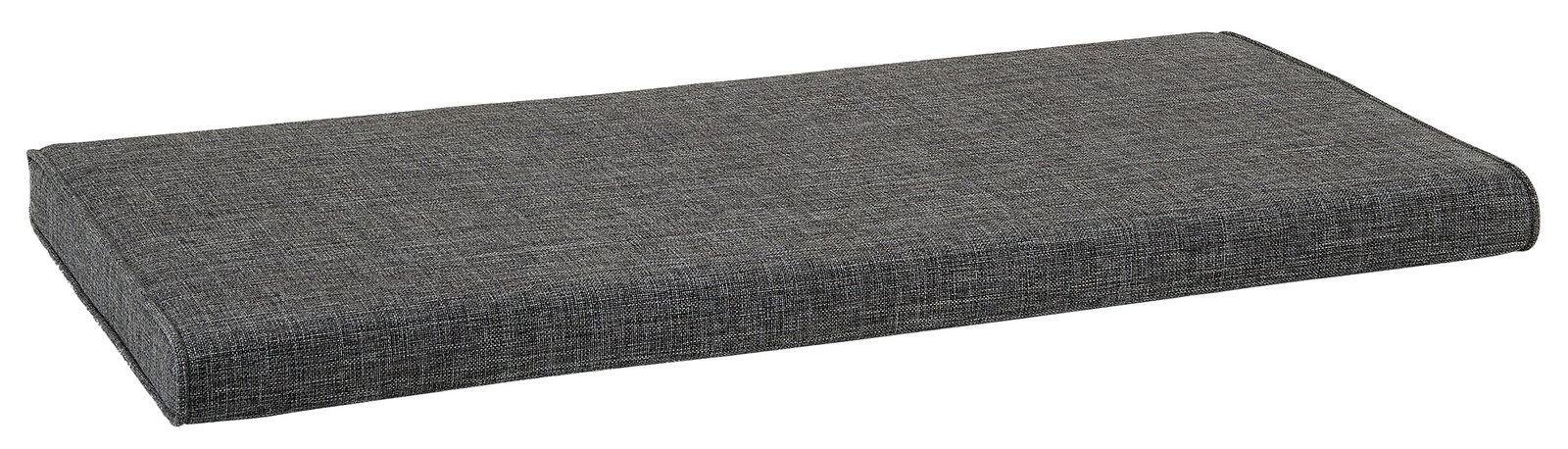 VOSS Sitzkissen SANTINA Graues Sitzkissen in rechteckiger Form, seitliche Perspektive