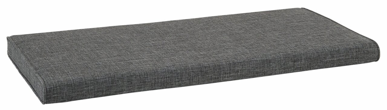 VOSS Sitzkissen SANTINA Graues Sitzkissen in rechteckiger Form, seitliche Perspektive