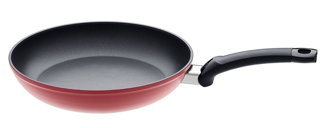 Rode koekenpan Levital+ Red Classic 24 cm, zijaanzicht