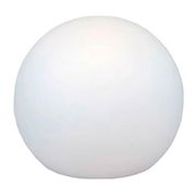 Kugelleuchte BULY 20, weiße Kugelform, frontale Ansicht