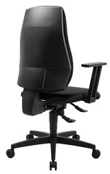 Bürostuhl Topstar GREEN STAR, Seitenansicht mit Armlehne und Rollen