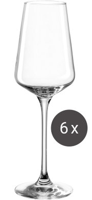 Digestiefglas 220 ml, set van 6, zijaanzicht