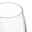 Nahaufnahme eines klaren Wasserglases Daily 370ml, seitliche Perspektive