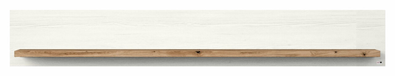 Wandboard aus Holz in Frontansicht, schlichtes Design mit natürlicher Holzmaserung