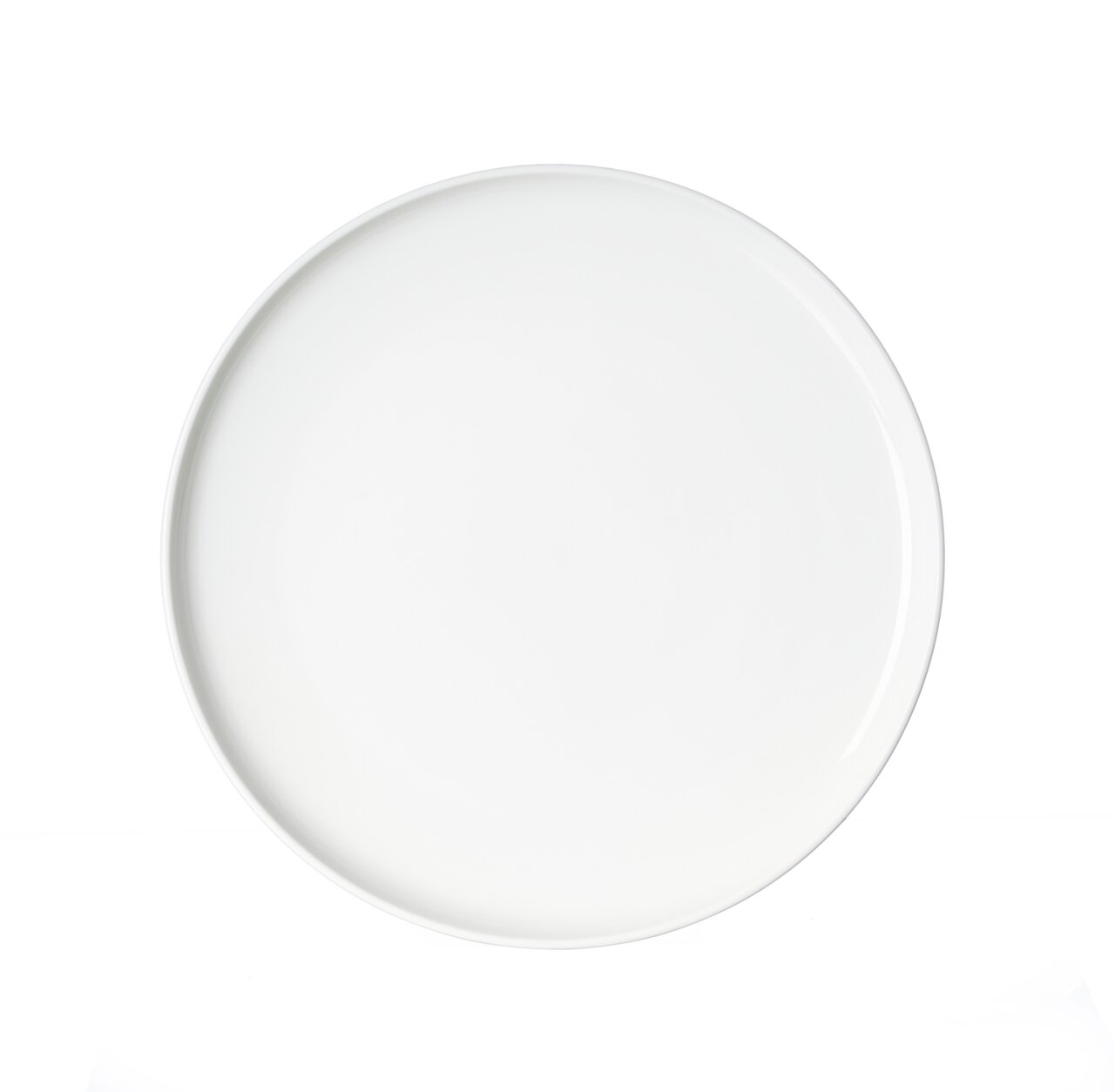 Weißer Dessertteller Skagen 21,5 cm, Draufsicht