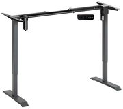 Elektrisches Fußgestell in seitlicher Perspektive, geeignet für höhenverstellbare Tische.