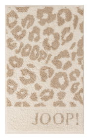 Gästetuch mit Leopardenmuster und JOOP!-Schriftzug, Draufsicht