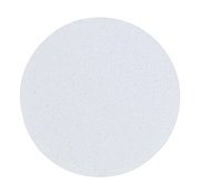 Runder Anti-Rutschsticker in Nahaufnahme, weiße Farbe, texturierte Oberfläche