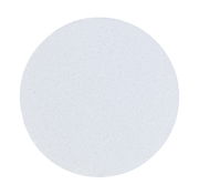 Runder Anti-Rutschsticker in Nahaufnahme, weiße Farbe, texturierte Oberfläche