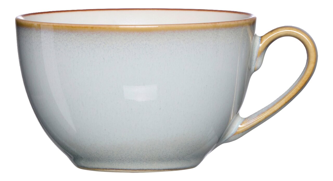 Ritzenhoff & Breker Kaffeeobertasse PORTOFINO Seitliche Ansicht einer eleganten Kaffeeobertasse mit 220 ml Fassungsvermögen, in sanften Erdtönen und glatter Oberfläche.