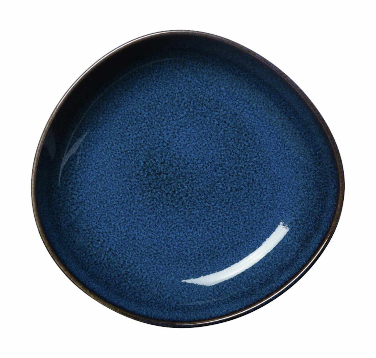 Obstschale Lave 470ml in Blau, von oben betrachtet