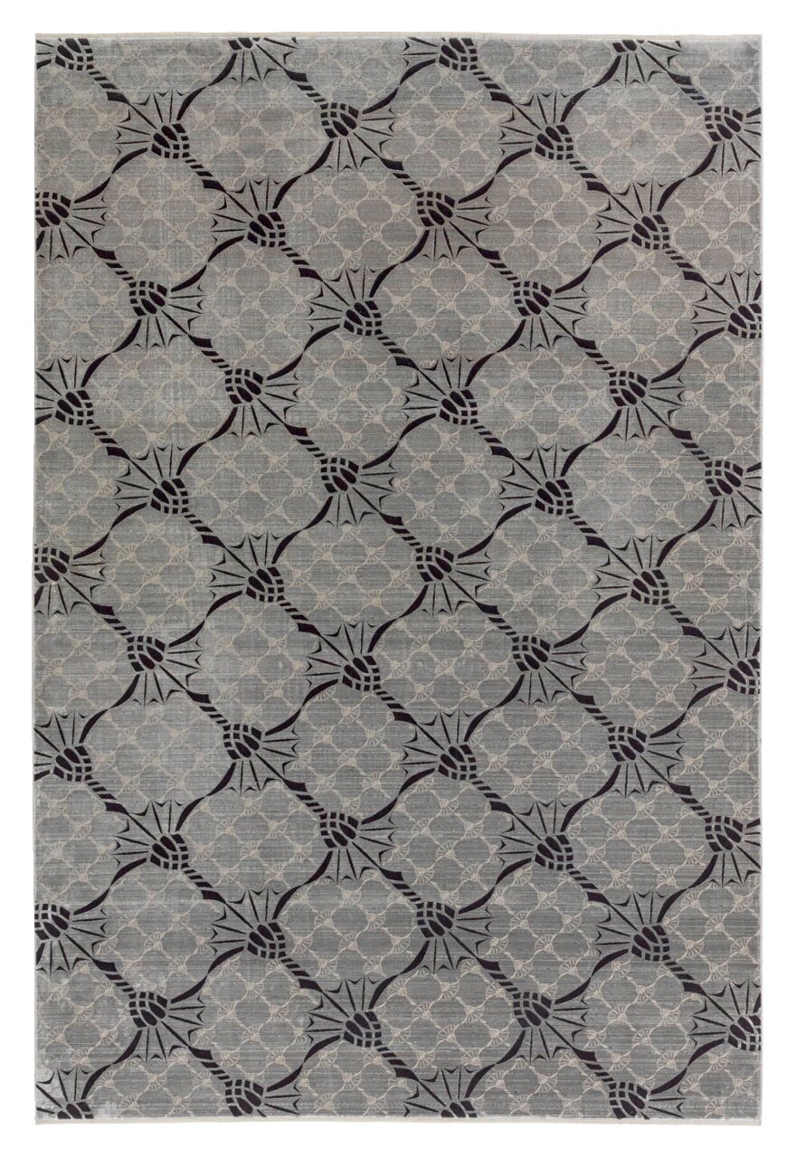 JOOP! CornflowerDouble 140x200 Bettwäsche mit grauem Kornblumenmuster, Draufsicht