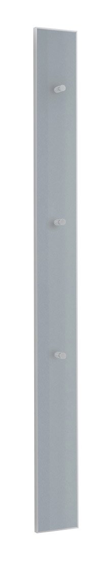 VOSS Garderobenleiste VORTINA Garderobenleiste VOSS VORTINA in seitlicher Perspektive mit drei Haken auf einer schmalen, vertikalen Leiste.