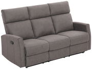 Graues 3-Sitzer-Sofa XORA Polster LIAN, seitliche Perspektive