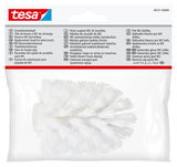 Ersatzbürstenkopf für Toiletten von tesa, in Verpackung von vorne fotografiert