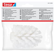 Ersatzbürstenkopf für Toiletten von tesa, in Verpackung von vorne fotografiert