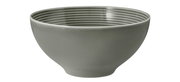 Perlgraue Schüssel von Seltmann Weiden, Modell BEAT, 15,5 cm, seitliche Perspektive