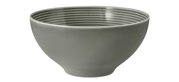 Perlgraue Schüssel von Seltmann Weiden, Modell BEAT, 15,5 cm, seitliche Perspektive