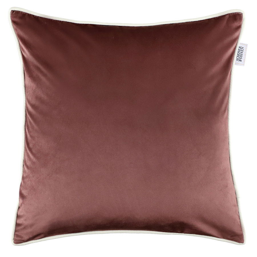 Schöner Wohnen Kissenhülle PLACE Kissenhülle in Rotbraun, quadratisch, 38x38cm, Vorderansicht