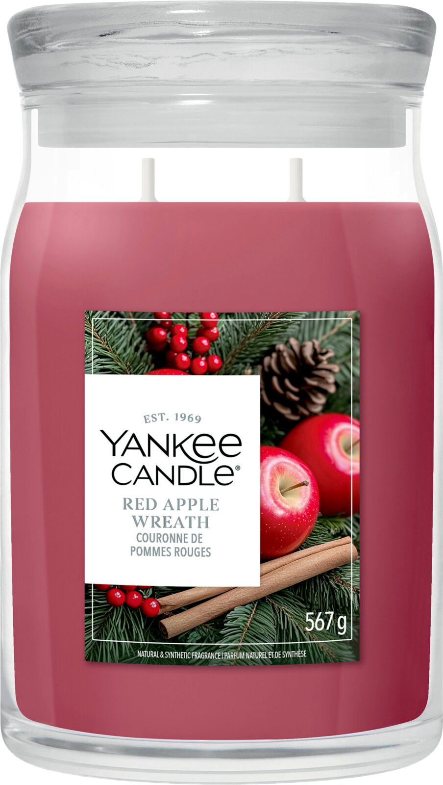 Yankee Candle Duftkerze groß Red Apple Wreat XMAS