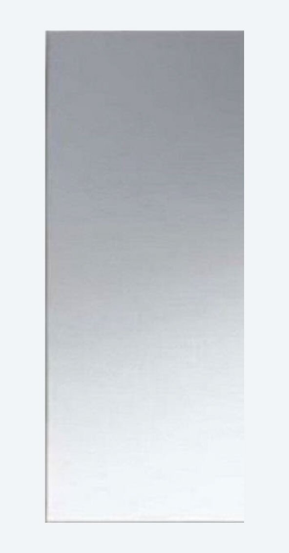 Rechteckiger Klebespiegel, ca. 39x110 cm, frontal abgebildet