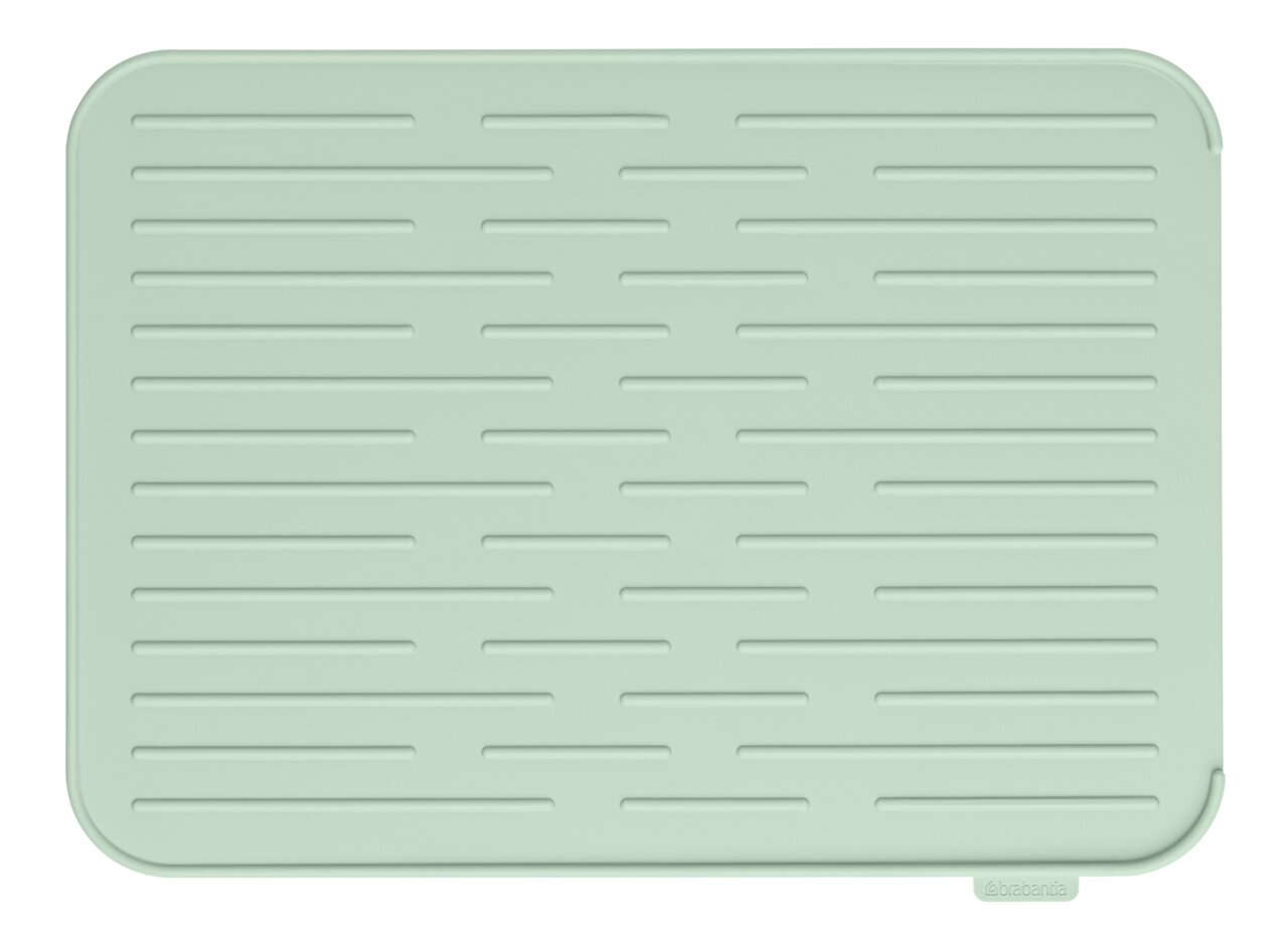 Brabantia Abtropfmatte SINKSIDE Grüne Silikon Abtropfmatte mit Rillenmuster, Draufsicht
