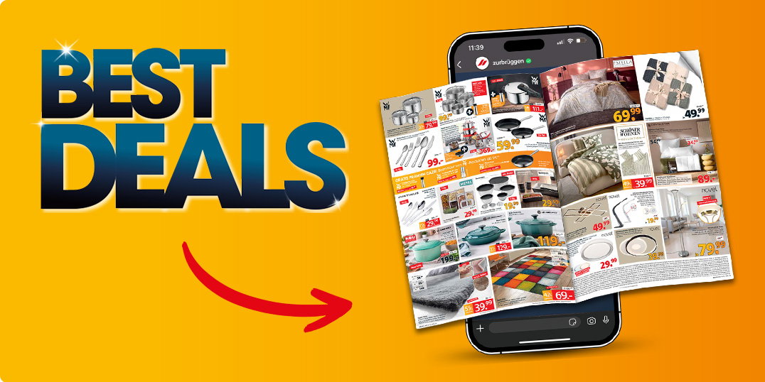 Titelbild mit Prospekt und der Aufschrift 