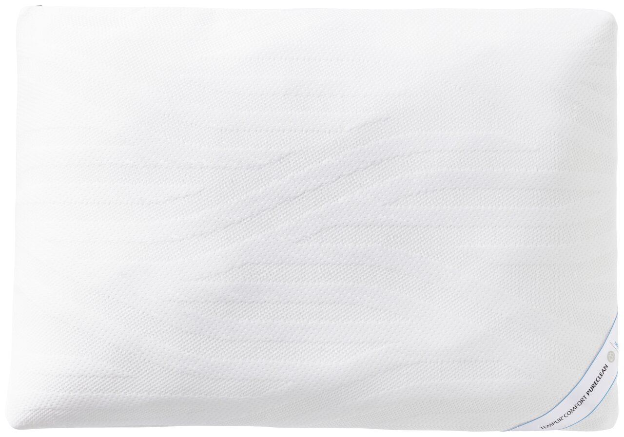 Tempur-slaapkussen 80 x 40 cm in wit, bovenaanzicht